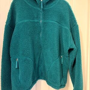Eddie Bauer Women's XL Green Fleece Jacket